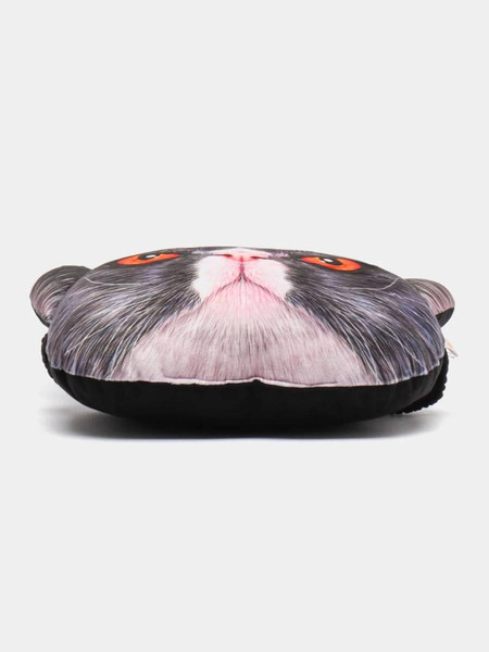 Изображение товара Подушка для автомобиля MATEX Animals Кот красные глаза / 27-027 (серый/красный)