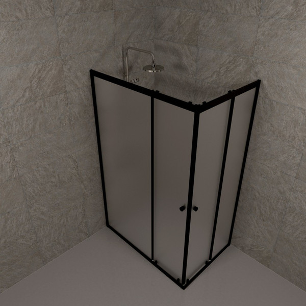 Изображение товара Душевой уголок Triton Вента БВ Вельвет 120х80 (без поддона)