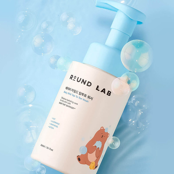 Изображение товара Пенка для умывания детская Round Lab Baby Mild Top To Toe Wash от макушки до пяток (300мл)