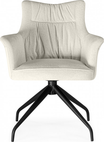 Изображение товара Стул Woodville Kaser 360 поворотный (светло-бежевый/черный)