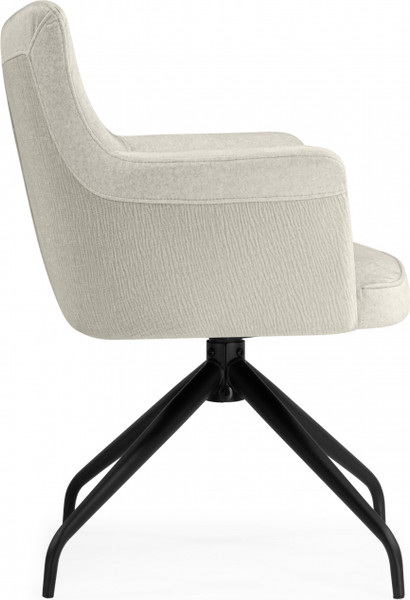 Изображение товара Стул Woodville Kaser 360 поворотный (светло-бежевый/черный)