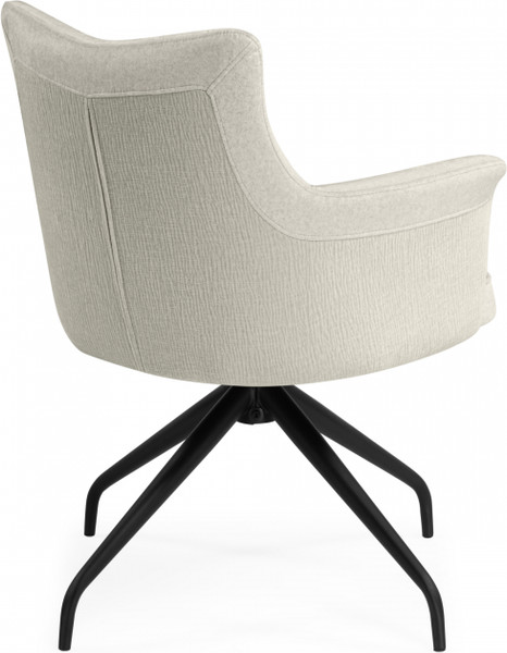 Изображение товара Стул Woodville Kaser 360 поворотный (светло-бежевый/черный)