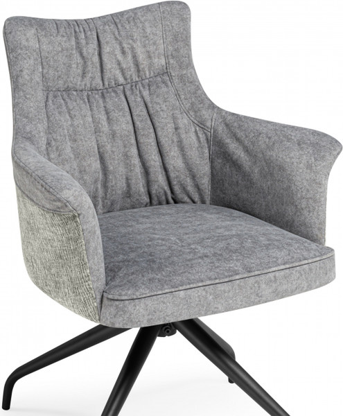 Изображение товара Стул Woodville Kaser 360 поворотный (серый/черный)