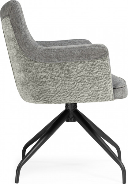 Изображение товара Стул Woodville Kaser 360 поворотный (серый/черный)