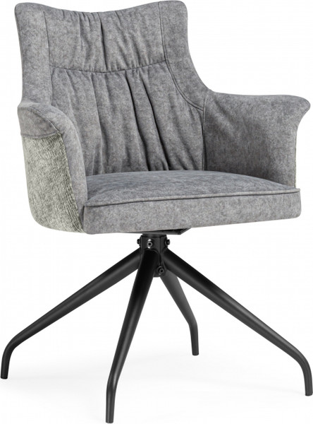 Изображение товара Стул Woodville Kaser 360 поворотный (серый/черный)