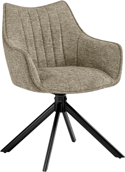 Изображение товара Стул Woodville Denever (бежевый/черный)