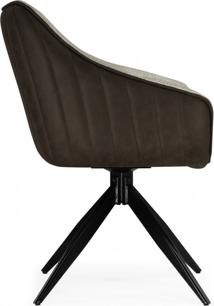 Изображение товара Стул Woodville Kansas (коричневый/кремовый/черный)