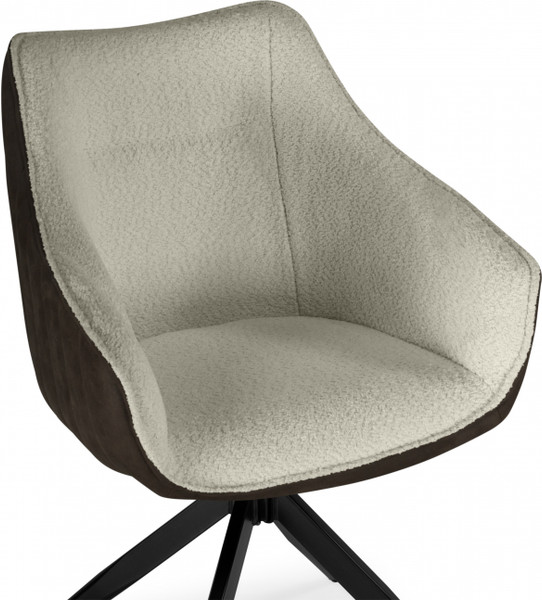 Изображение товара Стул Woodville Kansas (коричневый/кремовый/черный)