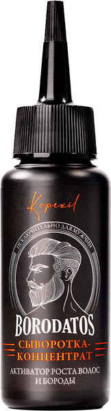 Изображение товара Сыворотка для волос Borodatos Концентрат активатор роста волос и бороды (60мл)