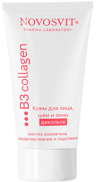 Изображение товара Крем для лица Novosvit Синтез коллагена для лица, шеи и зоны декольте (50мл)