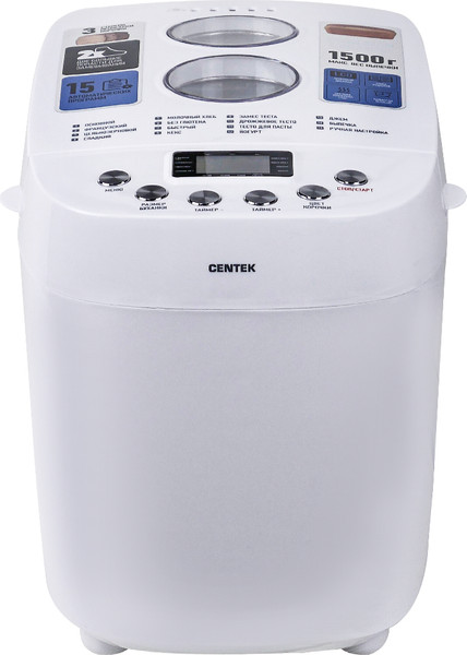 Изображение товара Хлебопечка Centek CT-1417 (белый)