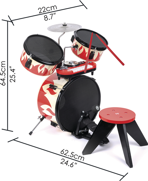 Изображение товара Музыкальная игрушка Hape Барабанная установка / E0632_HP