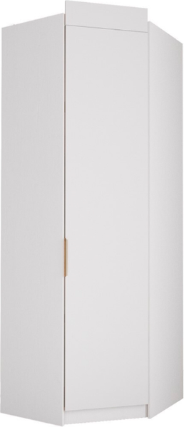 Изображение товара Шкаф ДСВ Лавис угловой ШДУ 765.1 (белый/белый софт)