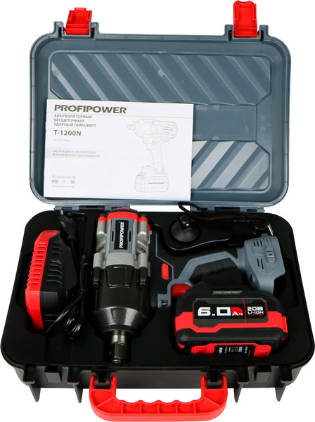 Изображение товара Аккумуляторный гайковерт Profipower T-1200N / E0244