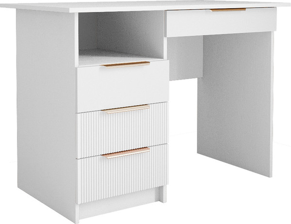 Изображение товара Письменный стол ДСВ Лавис СТД 1070.1 (белый/белый софт)