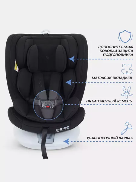 Изображение товара Автокресло Rant Drive Isofix / LB619 (Black)