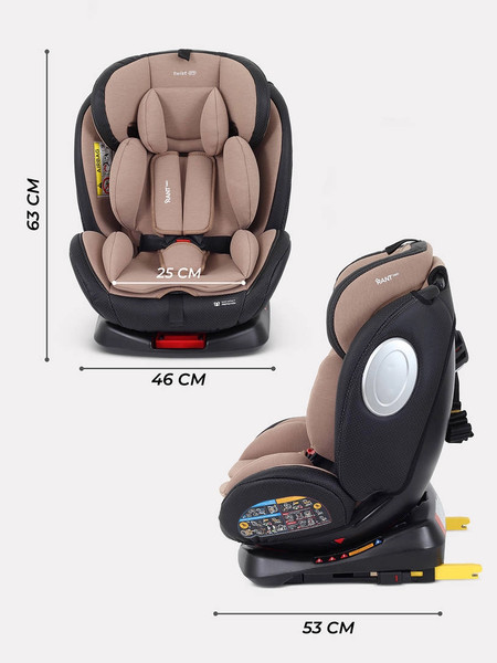 Изображение товара Автокресло Rant Basic Isofix Twist pro / YC06 (Beige)