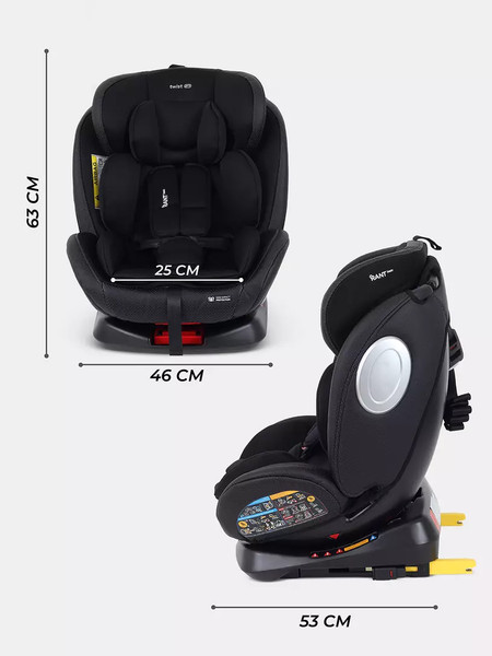 Изображение товара Автокресло Rant Basic Isofix Twist pro / YC06 (Black)
