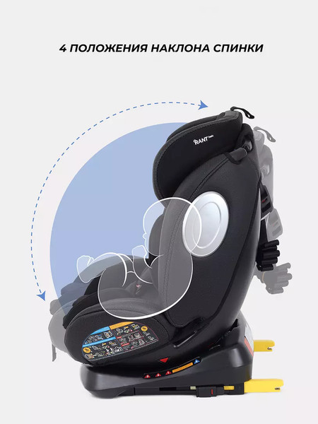 Изображение товара Автокресло Rant Basic Isofix Twist pro / YC06 (Black)