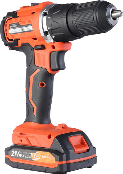 Изображение товара Аккумуляторная дрель-шуруповерт PATRIOT BR 210UES BL / 180301550