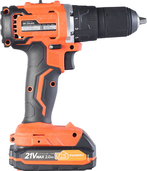 Изображение товара Аккумуляторная дрель-шуруповерт PATRIOT BR 210UES BL / 180301550