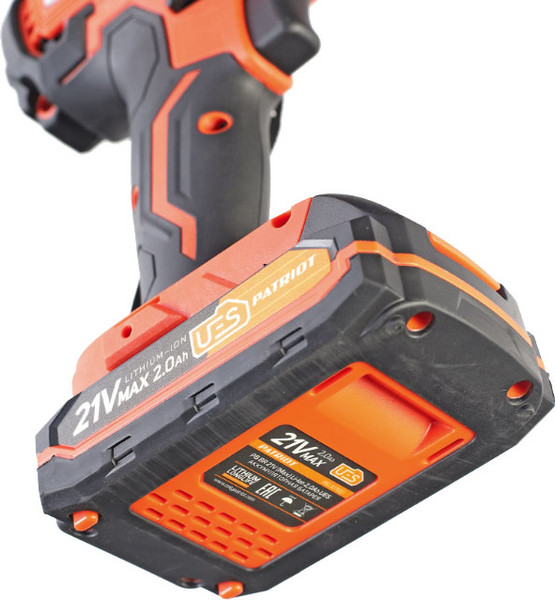 Изображение товара Аккумуляторная дрель-шуруповерт PATRIOT BR 210UES BL / 180301550