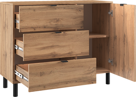 Изображение товара Тумба Eligard Mone 1D3S (дуб вотан)