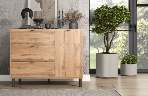 Изображение товара Тумба Eligard Mone 1D3S (дуб вотан)