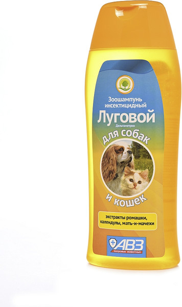 Изображение товара Шампунь для животных Агроветзащита Луговой для собак и кошек (270мл)
