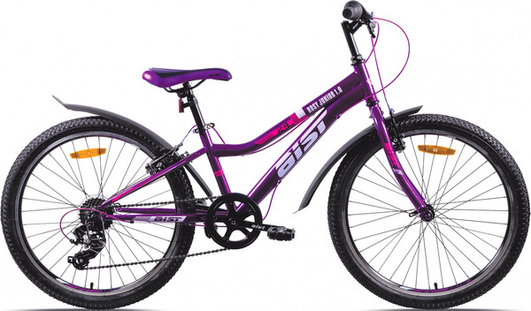 Изображение товара Велосипед AIST Rosy Junior 1.0 24 2024 (фиолетовый, разобранный, в коробке)