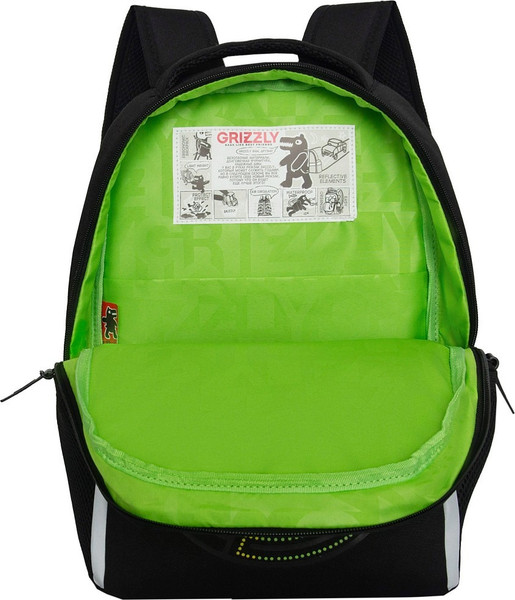 Изображение товара Школьный рюкзак Grizzly RB-551-3 (черный)