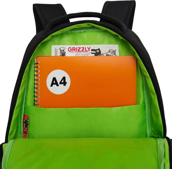 Изображение товара Школьный рюкзак Grizzly RB-551-3 (черный)