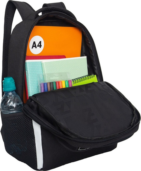 Изображение товара Школьный рюкзак Grizzly RB-551-3 (черный/серый)