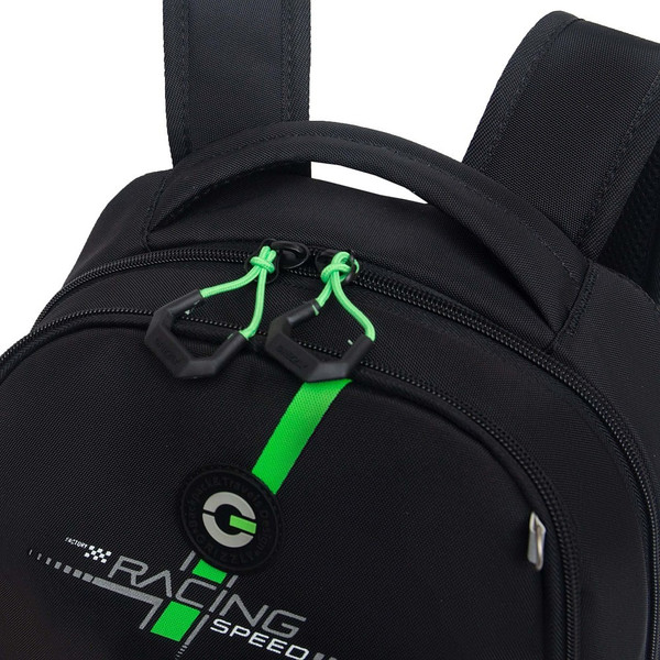 Изображение товара Школьный рюкзак Grizzly RB-551-4 (черный/салатовый)