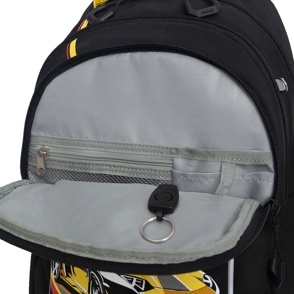 Изображение товара Школьный рюкзак Grizzly RB-552-2 (черный/желтый)