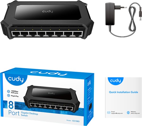 Изображение товара Коммутатор Cudy GS108D