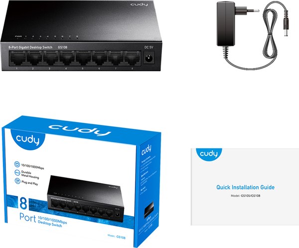 Изображение товара Коммутатор Cudy GS108