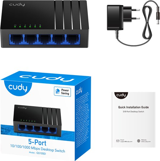Изображение товара Коммутатор Cudy GS105D