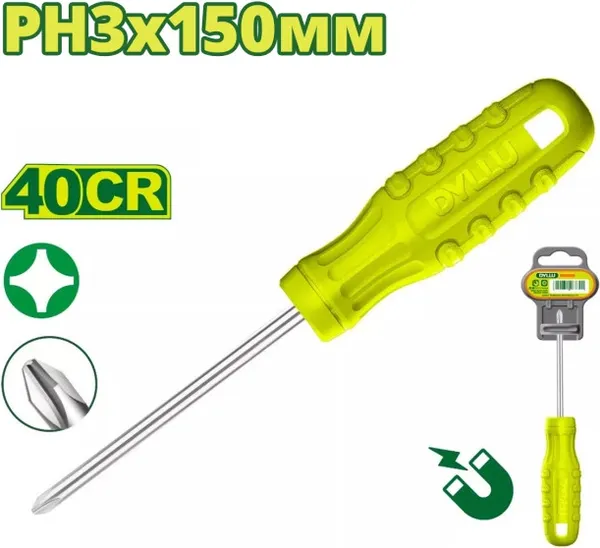 Изображение товара Отвертка DYLLU PH3x150мм / DTSD4936