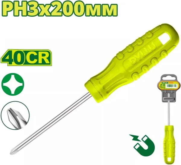 Изображение товара Отвертка DYLLU PH3x200мм / DTSD4938