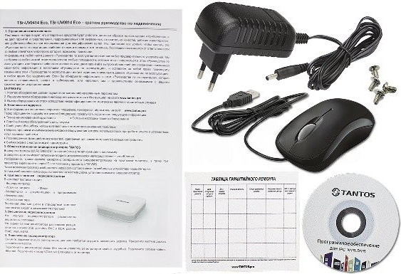 Изображение товара Видеорегистратор наблюдения Tantos TSr-UV0418