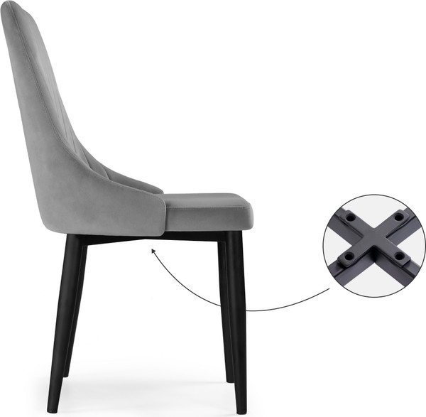 Изображение товара Стул Woodville Kora (зеленый/черный)