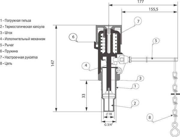 Изображение товара Регулятор тяги HOTEX BR-01A