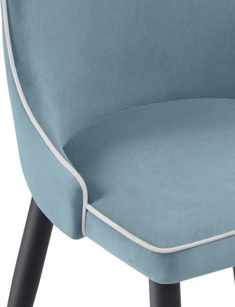 Изображение товара Стул Woodville Kora 1 (светло-голубой/черный)