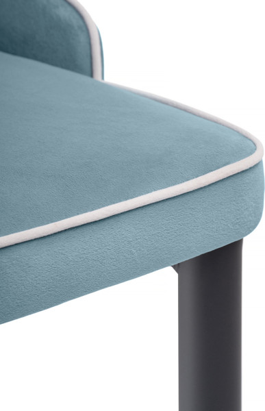 Изображение товара Стул Woodville Kora 1 (светло-голубой/черный)