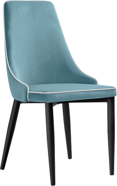 Изображение товара Стул Woodville Kora 1 (светло-голубой/черный)