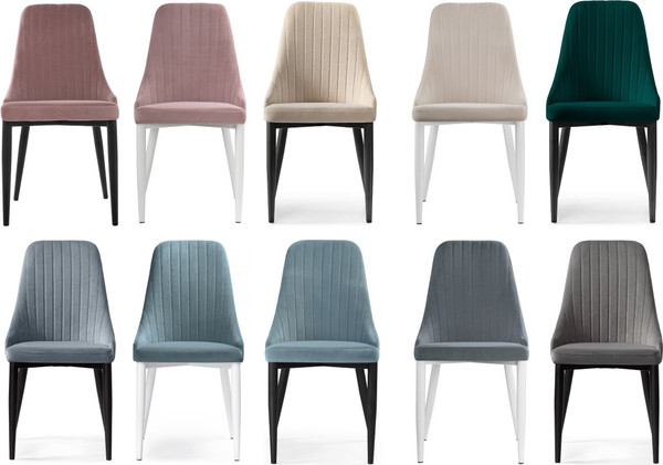 Изображение товара Стул Woodville Kora 1 (светло-голубой/черный)