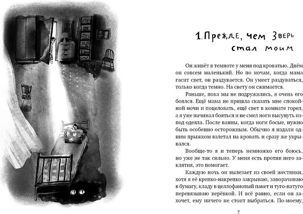 Изображение товара Книга Издательство Самокат Зверь из темноты, твердая обложка (Орлев Ури)