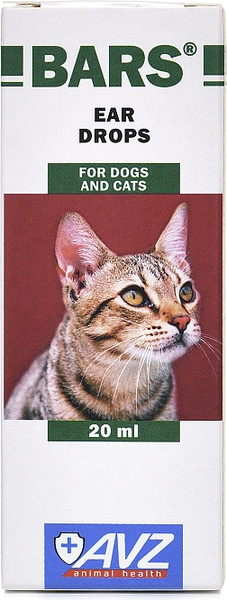 Изображение товара Капли для лечения ушей у животных Агроветзащита Барс (20мл)