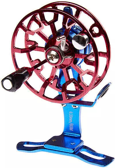 Изображение товара Катушка инерционная Higashi HI-55LF / 05156 (Blue/Red)